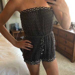 Strapless Romper